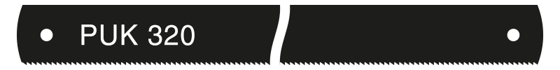 PUK 320 Metall-Feinsägeblatt