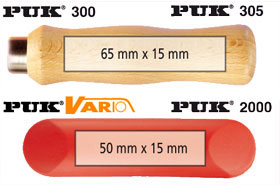 Individueller Aufdruck auf PUK Griffe