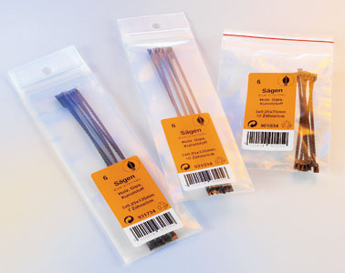 Verpackungsart Stiftsägeblätter